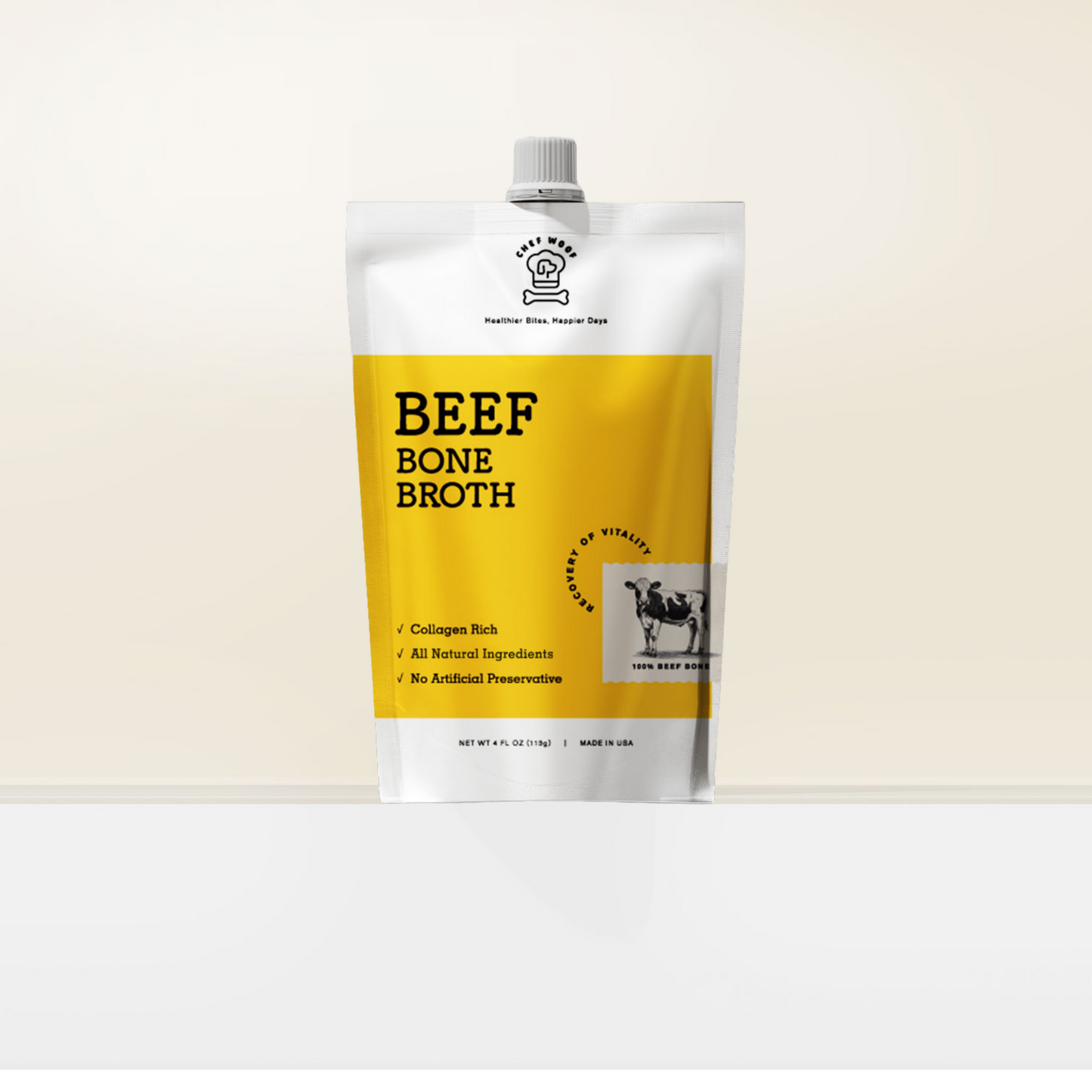 BEEF BONE BROTH (4 FL OZ each)