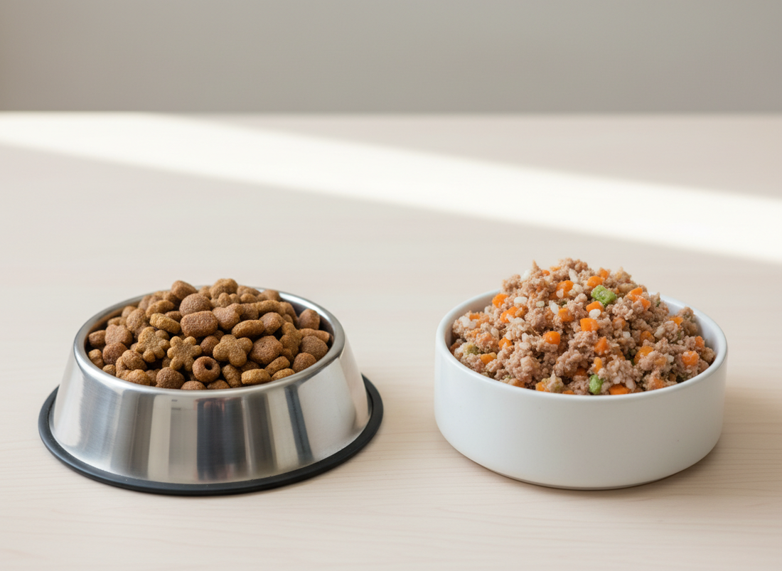 fresh dog food vs kibble comparison for picky dogs in Washington DC and Virginia