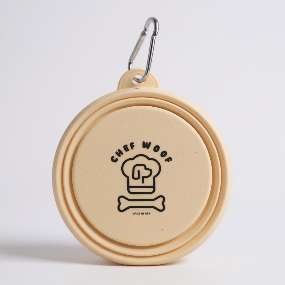 CHEF WOOF Collapsible Travel Bowl